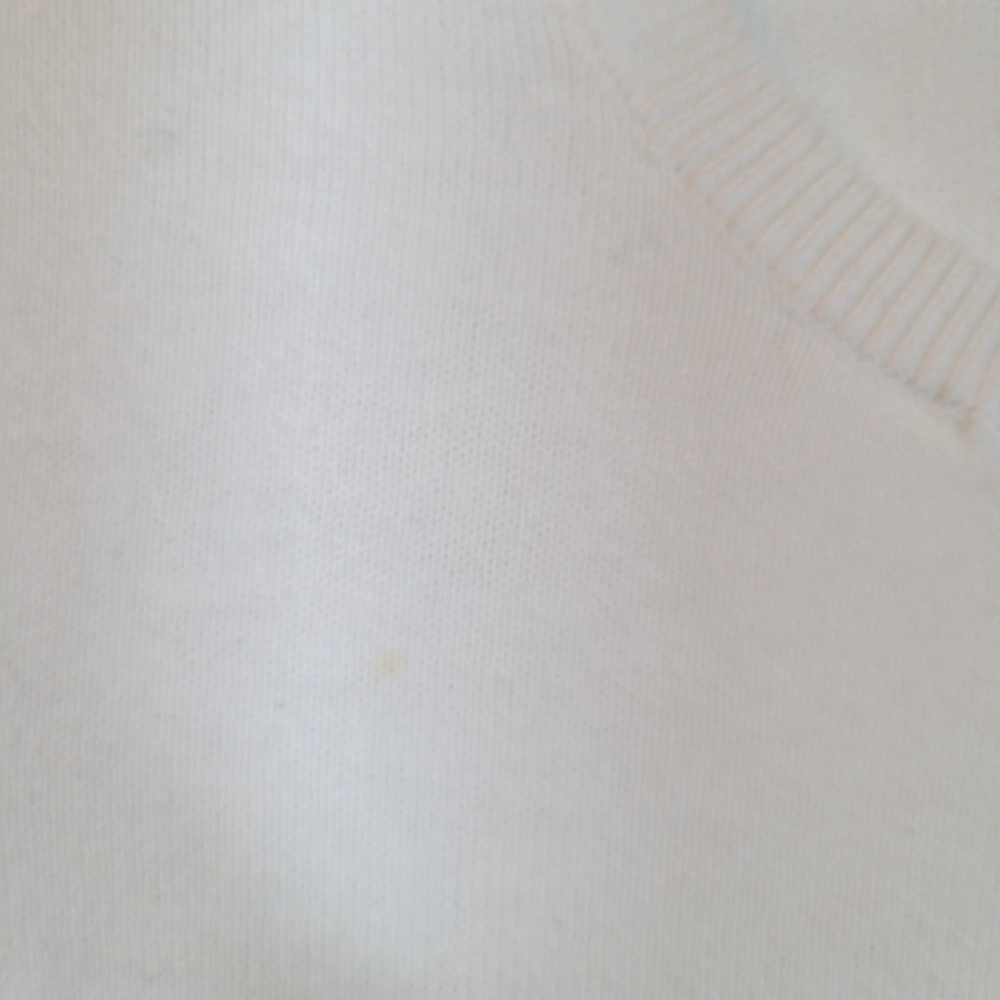 Lisa Todd Womens Bulldog Lover Knit Cotton Sweater Top Size Small White Animal - Picture 6 of 11